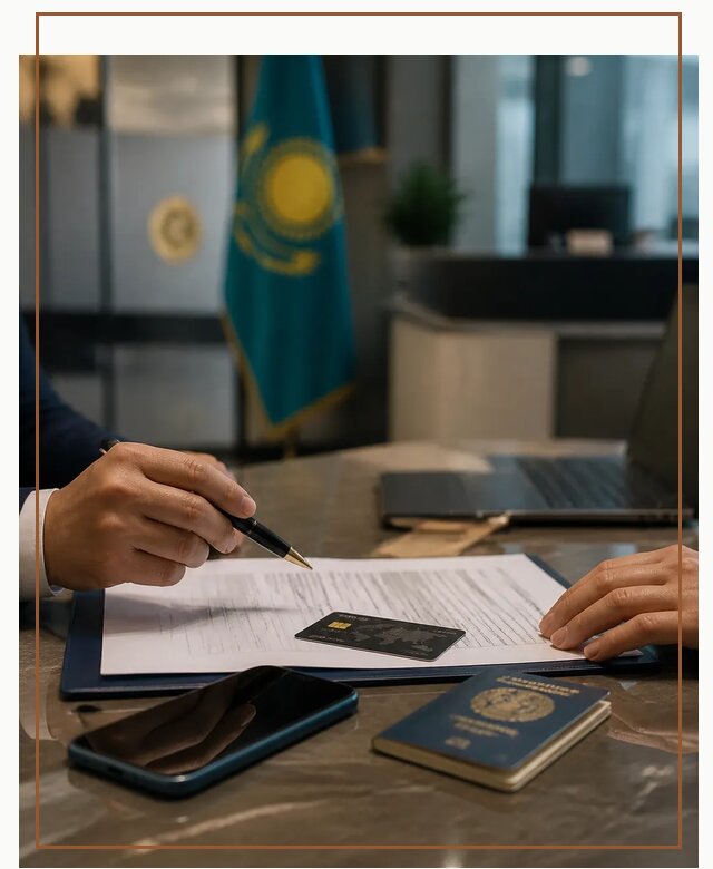 Открытие счета и банковской карты в Казахстане в Прохладном
